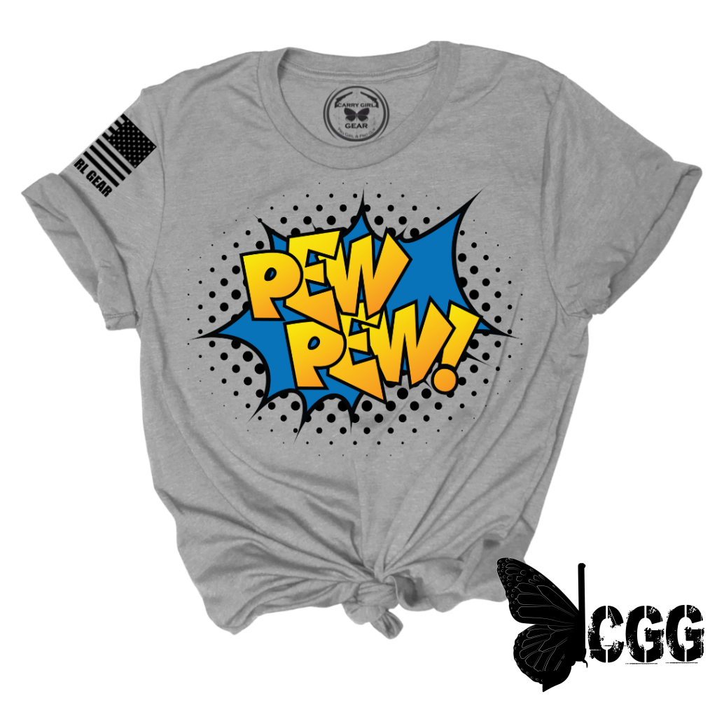 Women's "Pew Pew" Comic 2A T-shirt