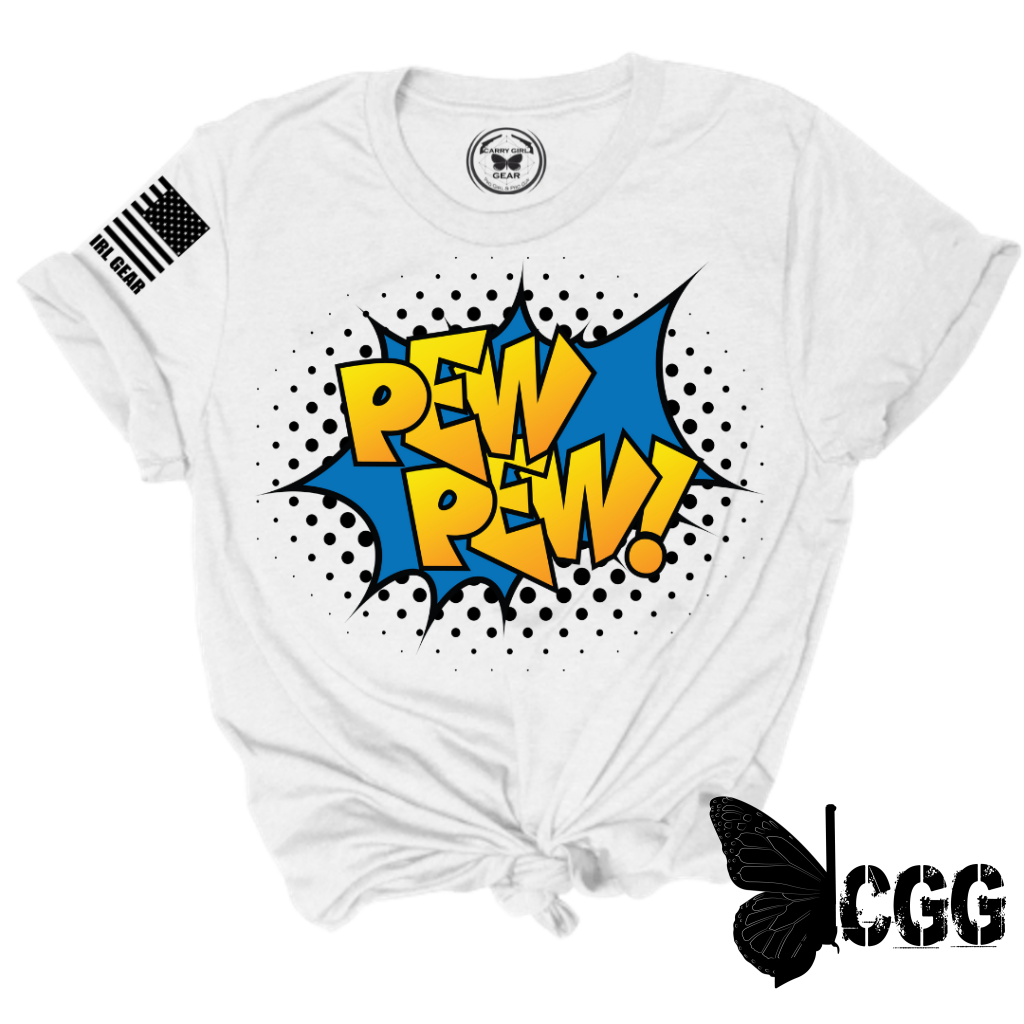 Women's "Pew Pew" Comic 2A T-shirt