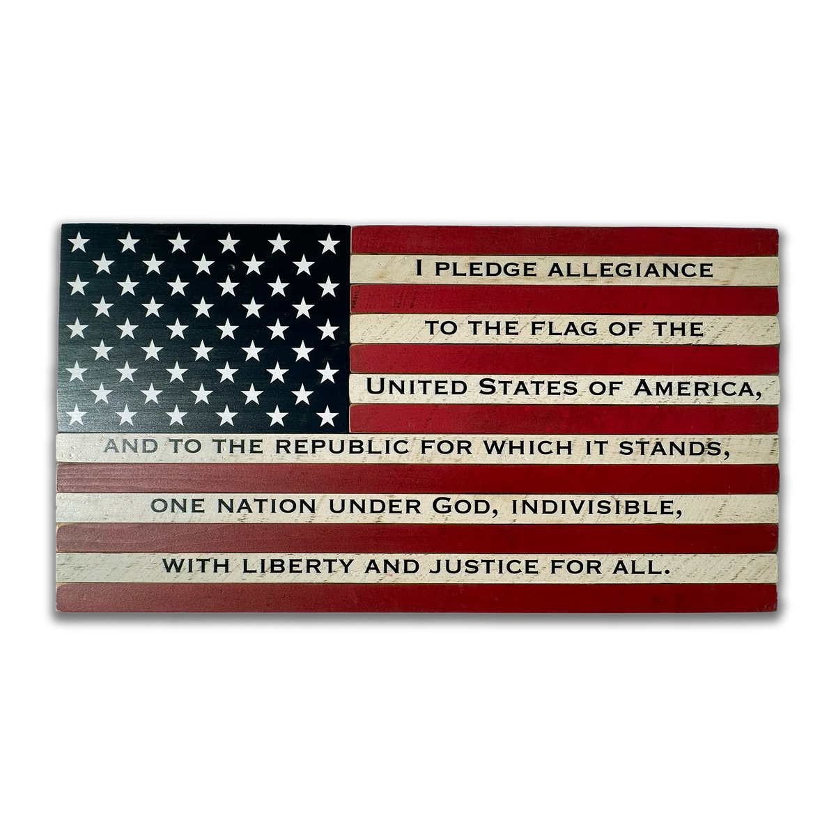 Pledge Allegiance American Flag