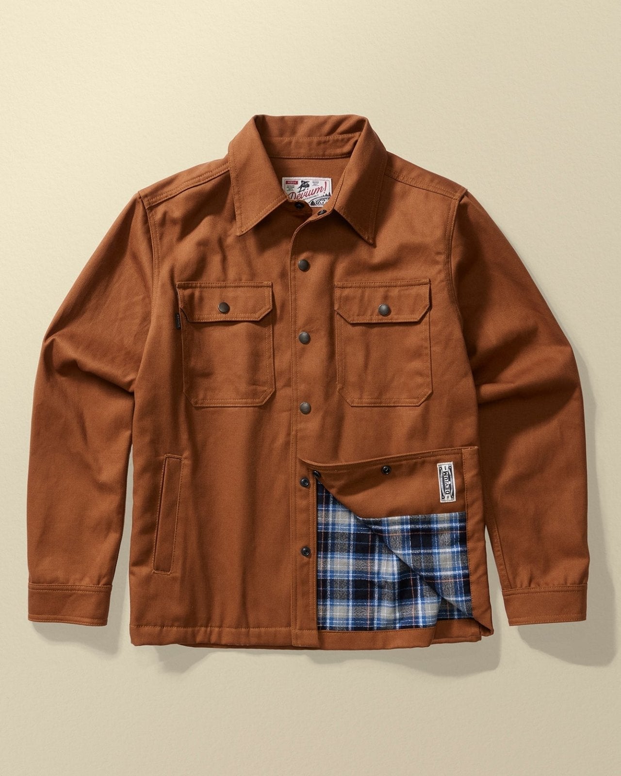 Royale Limited Edition Flannel-Lined Denim Jacket