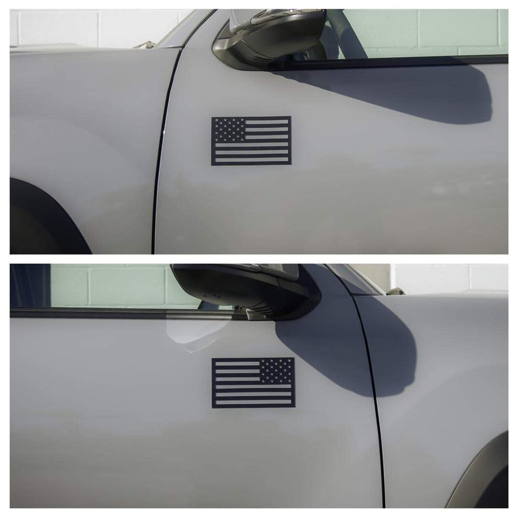 Black American Flag Vehicle Magnets