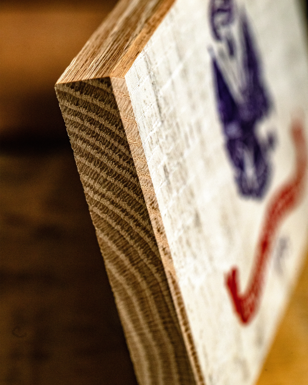Army Wooden Desk Flag