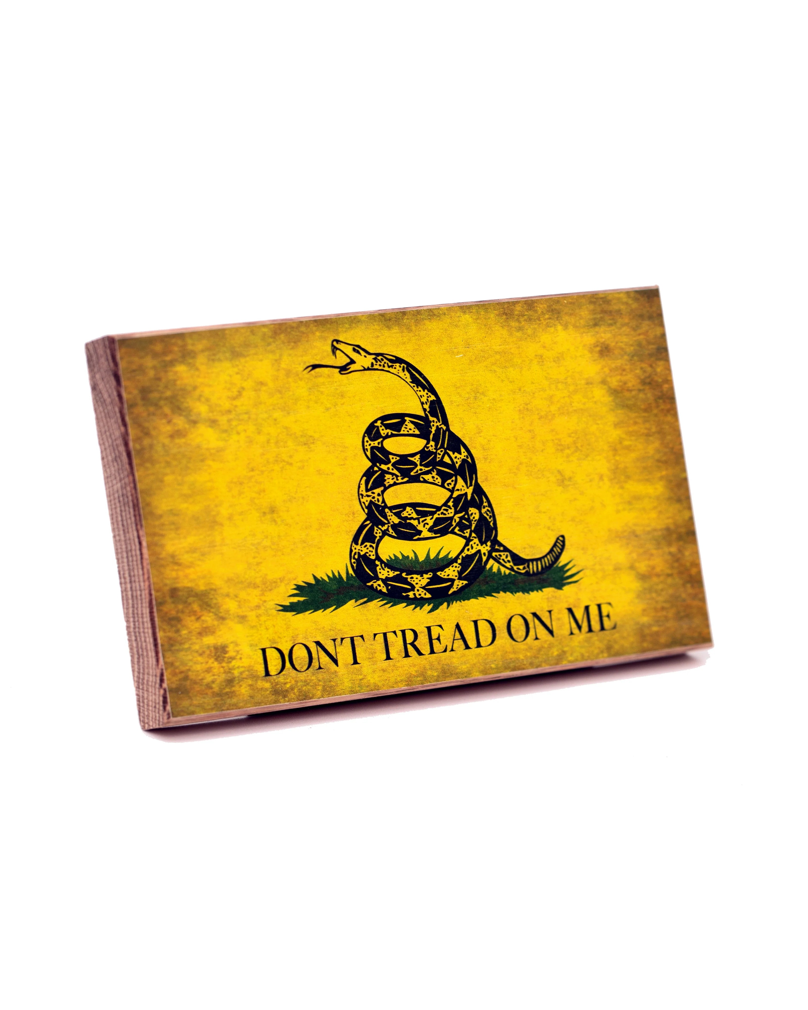Gadsden Wooden Desk Flag