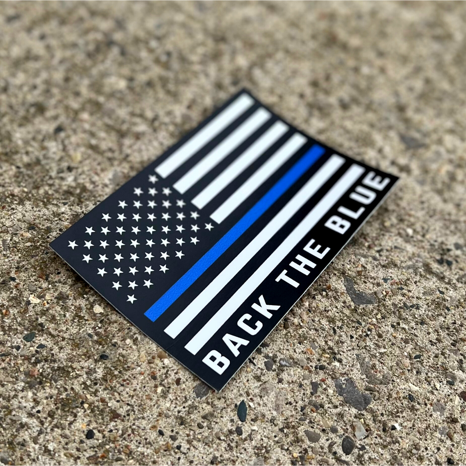 Back the Blue Sticker