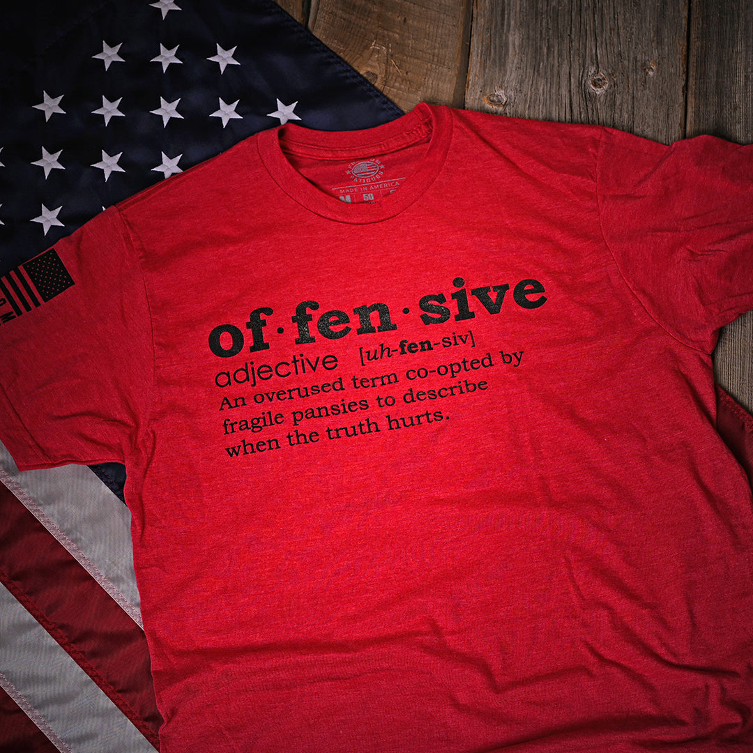 Men's Offensive Defined T-Shirt (Red)