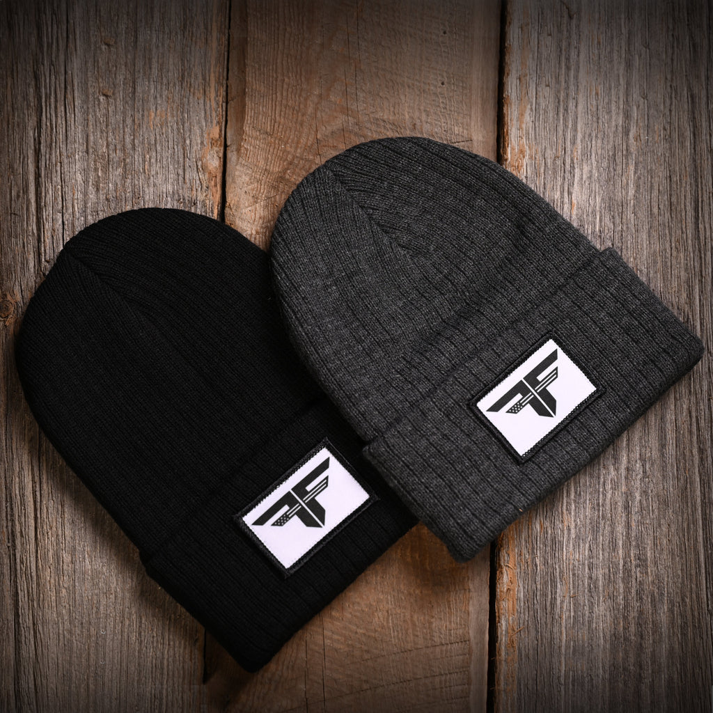 Freedom Fatigues Cuffed Beanie (Jet Black)