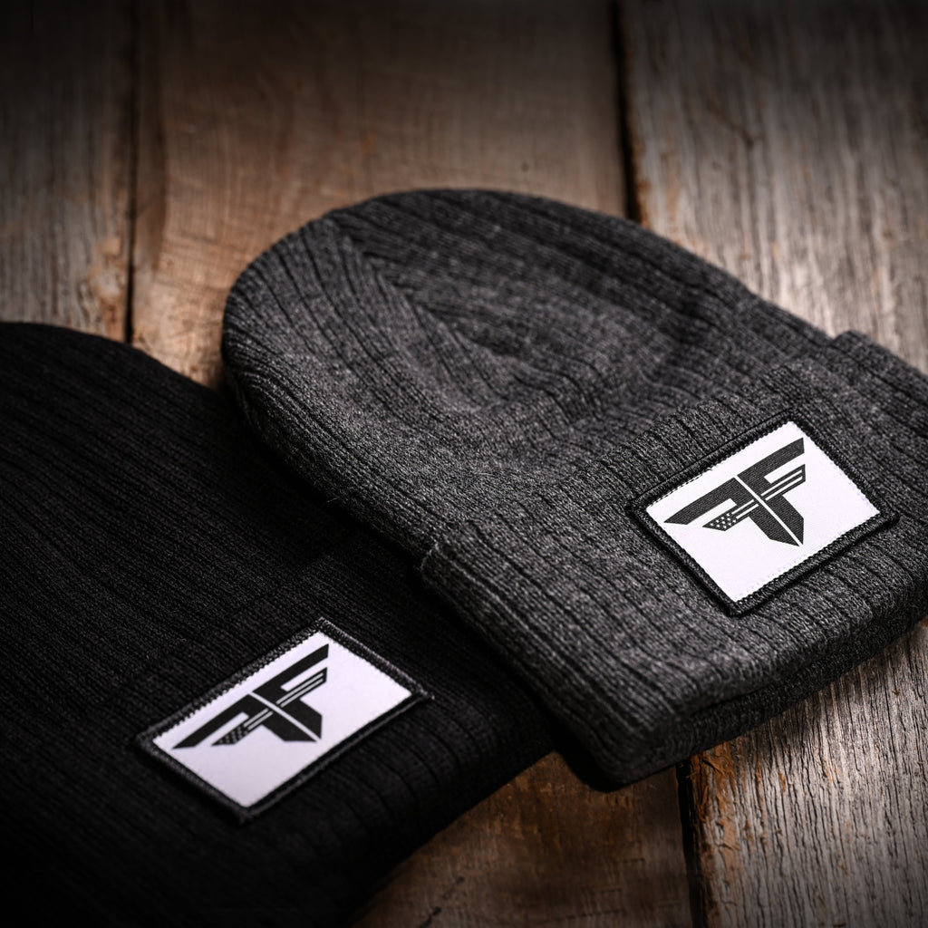Freedom Fatigues Cuffed Beanie (Jet Black)