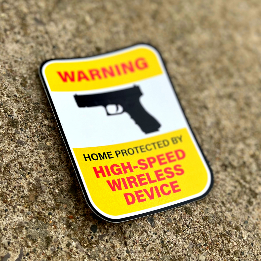 Ex Simple Device Sticker High-Speed Wireless Device Sticker - Freedom Fatigues