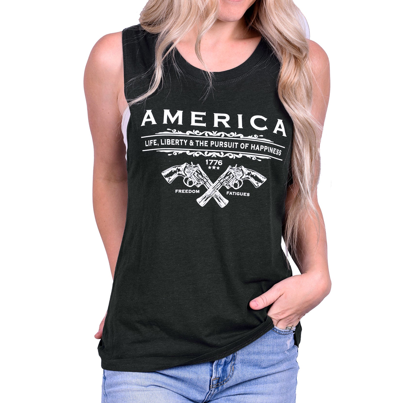 Women's Unalienable Rights Muscle Tank
