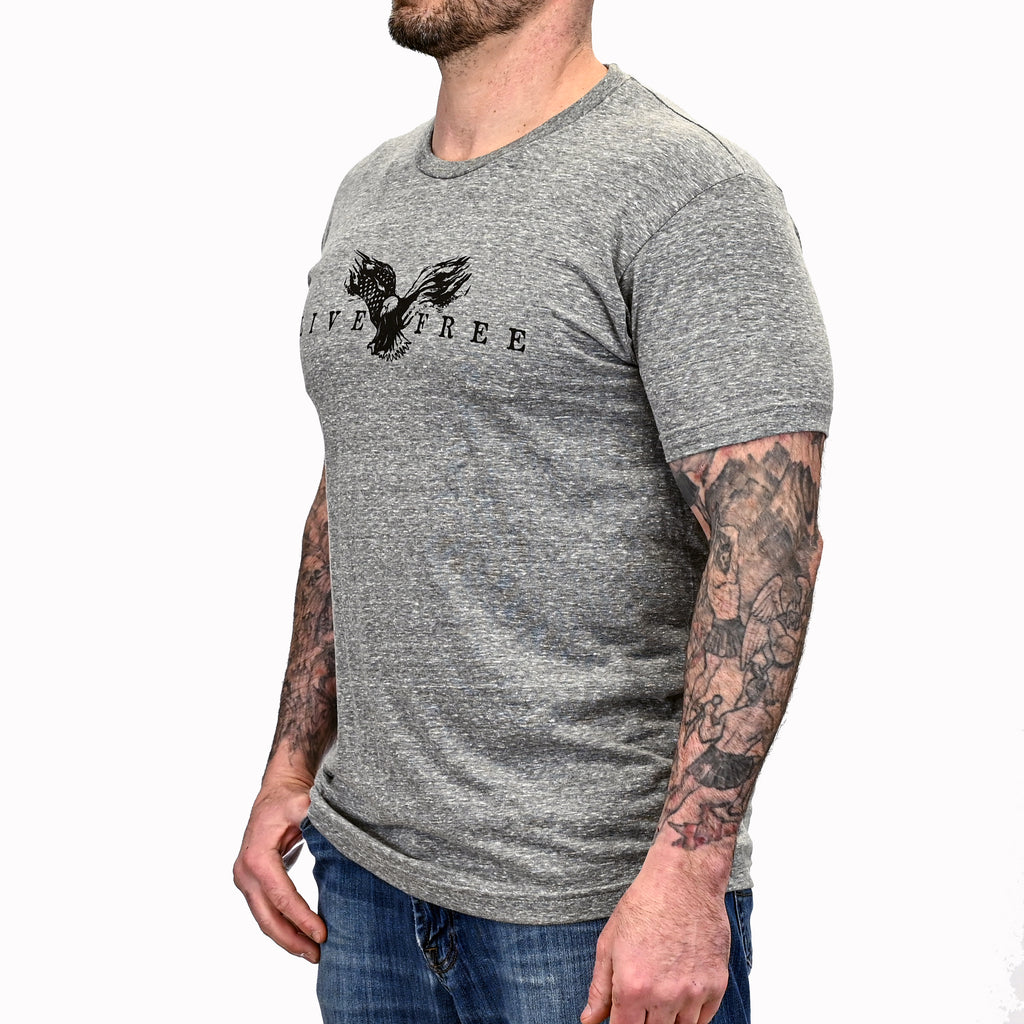 Live Free Patriotic T-Shirt for men