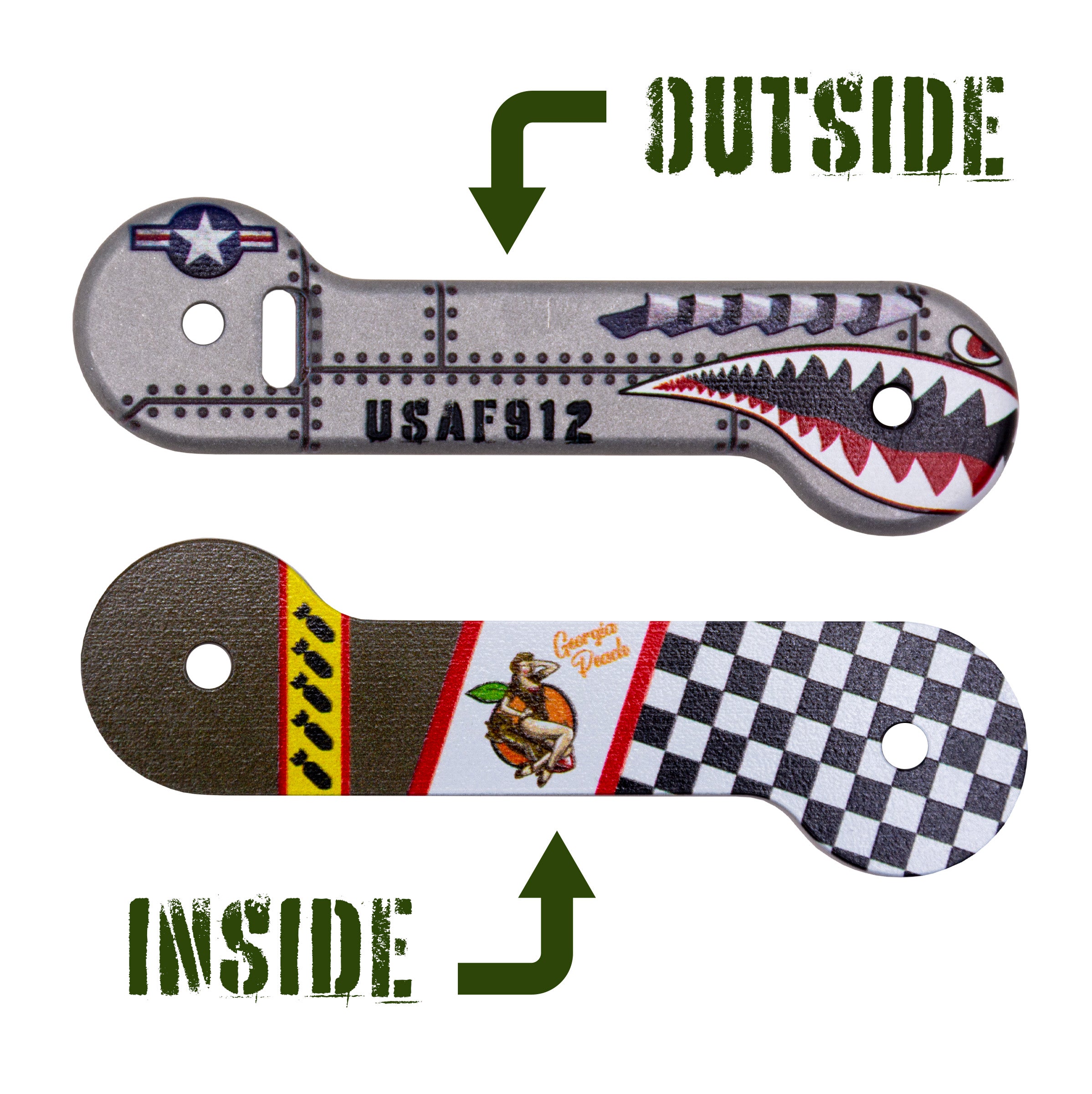 American Made Warhawk Inspired Bomber Keybar